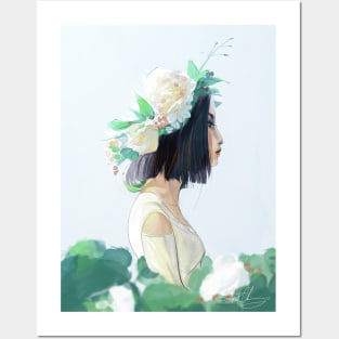 Flower Crown Posters and Art